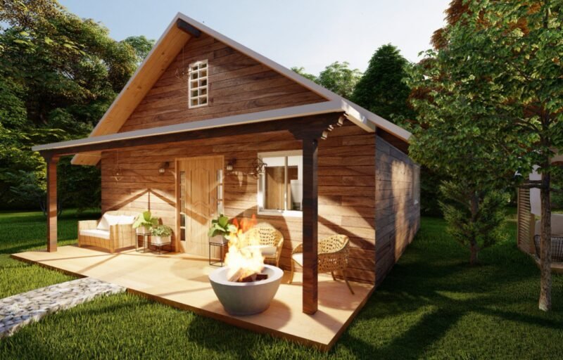 CHALET MODELO CANADIENSE