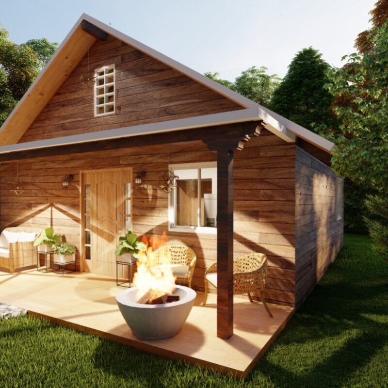 CHALET MODELO CANADIENSE
