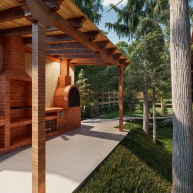 Patio/Terraza con Asador